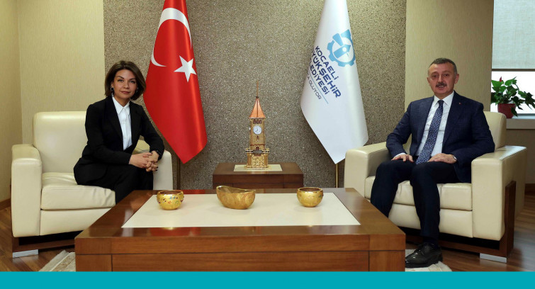 Başkan Büyükakın,  Azerbaycan Başkonsolosu'nu konuk etti