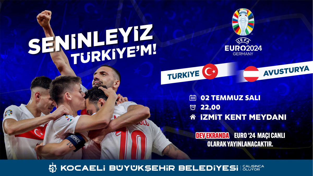 Seninleyiz Türkiye'm!