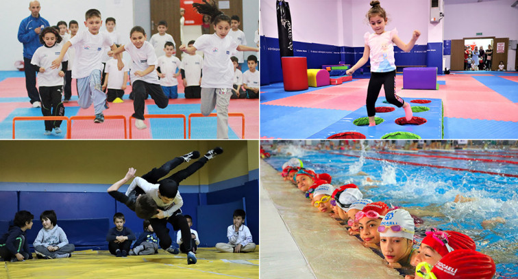 Büyükşehir'in Spor Okullarında 24 bin çocuk sporla tanıştı