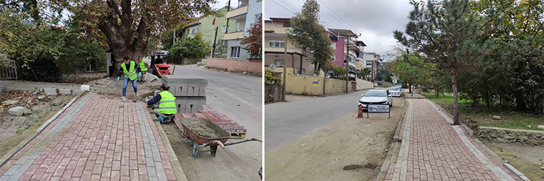 G Lc K Atat Rk Mahallesi Yal Yolu Caddesinde Kald R Mlar Yenilendi